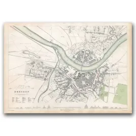 reprodukcja-na-plotnie-stara-mapa-drezna-a1