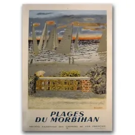 plakat-na-sciane-plaze-morbihan-we-francji-a1