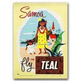 plakat-w-stylu-vintage-cyraneczka-samoa-a1