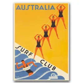plakat-retro-do-salonu-australia-surf-club-a1