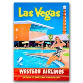 plakat-na-sciane-las-vegas-western-airlines-a1