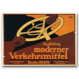 plakat-na-plotnie-na-prezent-a1-berlin-auto-niemcy