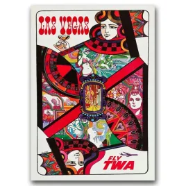 plakat-retro-do-salonu-fly-twa-las-vegas-a1