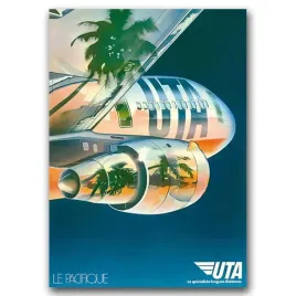 plakat-na-sciane-linie-lotnicze-pacific-uta-a1