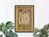 plakat-na-plotnie-retro-scienny-a1-abstrakcja-art-stan-nowy