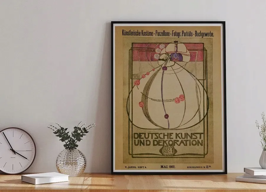 plakat-na-plotnie-retro-scienny-a1-abstrakcja-art