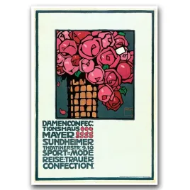 plakat-na-plotnie-scienny-retro-a1-slodycze-kwiaty