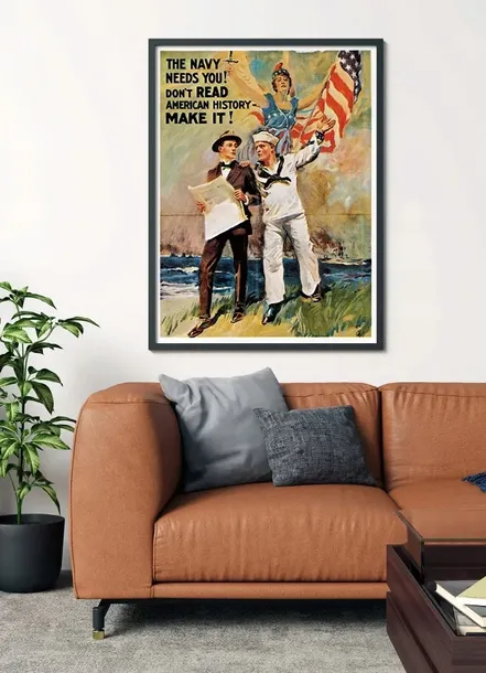 plakat-na-plotnie-canvas-a1-ameryka-walka-wolnosc-tematyka-ludzie