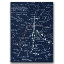 plakat-na-sciane-pole-bitwy-w-gettysburgu-a1