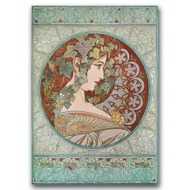 vintage-plakat-x-mas-na-prezent-lvy-alphonse-mucha