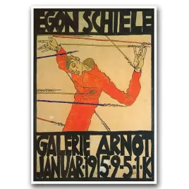 plakat-na-plotnie-retro-a1-galeria-wystawa-schiele