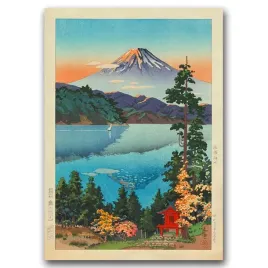klasyczny-plakat-na-sciane-jezioro-ashi-a2