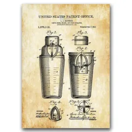plakat-vintage-do-salonu-shaker-patent-a2