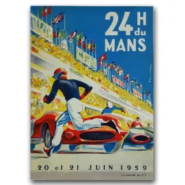plakat-w-stylu-retro-beligond-h-du-mans-a2