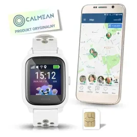 wodoszczelny-smartwatch-dla-dzieci-calmean-nemo-2-bialy