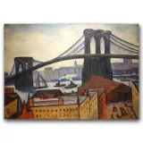 plakat-retro-na-plotnie-most-brooklinski-a2