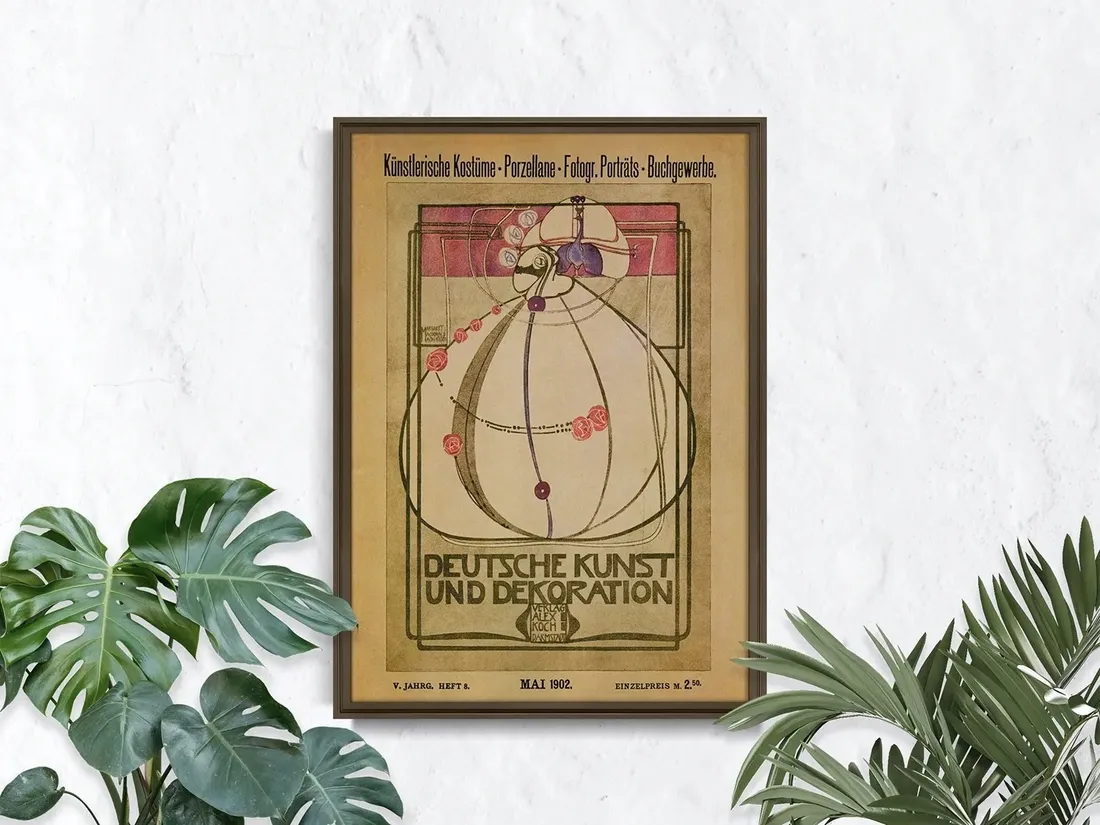 plakat-na-plotnie-retro-scienny-a3-abstrakcja-art