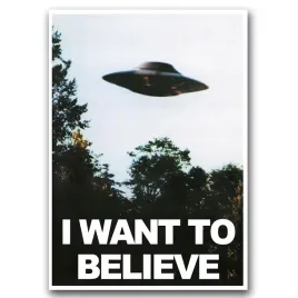 plakat-retro-archiwum-x-i-want-to-believe-a4
