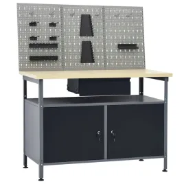 zestaw-stol-roboczy-czarny-szary-120x60x85-cm-3-panele-scienne-szare