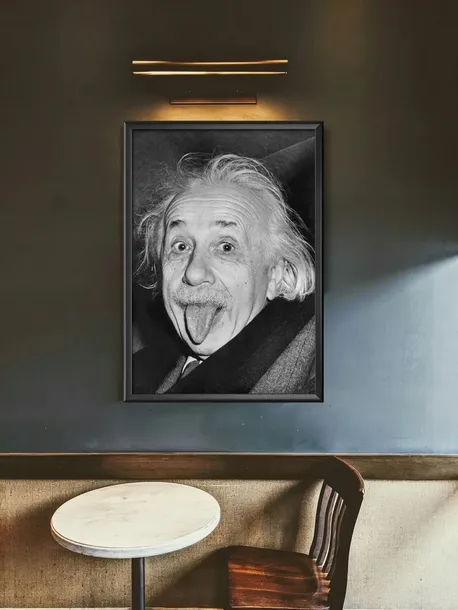 retro-plakat-albert-einstein-tongue-out-a4-tematyka-inna-tematyka
