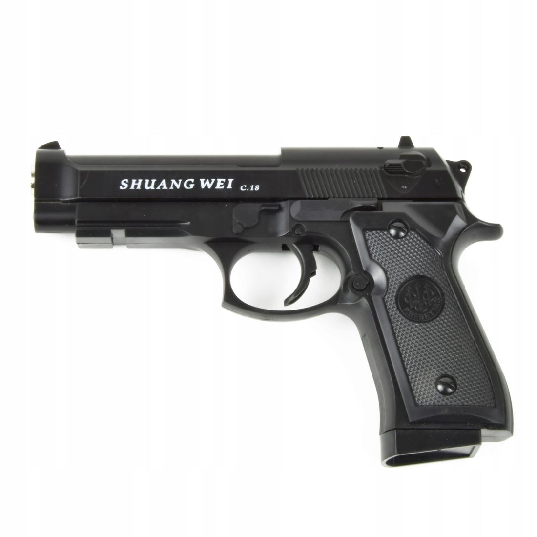 pistolet c.18 metalowy replika na kulki beretta - ERLI.pl