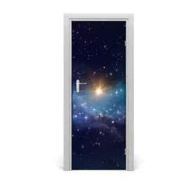 fototapeta-samoprzylepna-drzwi-gwiezdziste-niebo