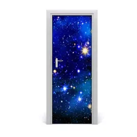 fototapeta-samoprzylepna-drzwi-gwiezdziste-niebo