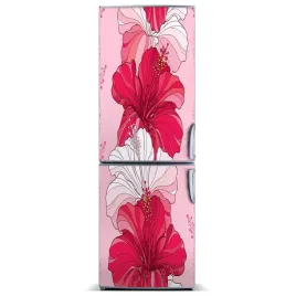 magnes-fototapety-na-lodowke-hibiskus-60x180