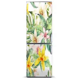 foto-magnes-na-lodowke-tropikalne-kwiaty-60x180