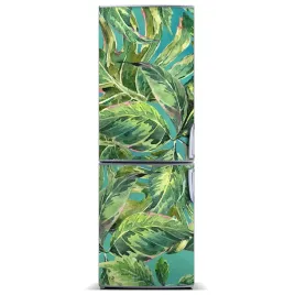 foto-magnes-na-lodowke-tropikalne-liscie-60x180