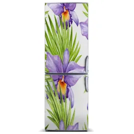 foto-magnes-na-lodowke-orchidea-i-palmy-60x180