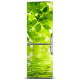 magnes-naklejka-tapeta-na-lodowke-liscie-60x180