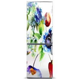 magnes-magnetyczna-lodowke-polne-kwiaty-60x180