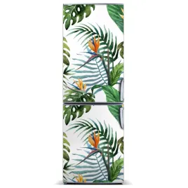 foto-magnes-na-lodowke-tropikalne-liscie-60x180