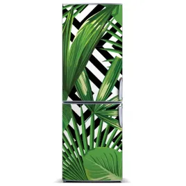 foto-magnes-na-lodowke-tropikalne-liscie-60x180