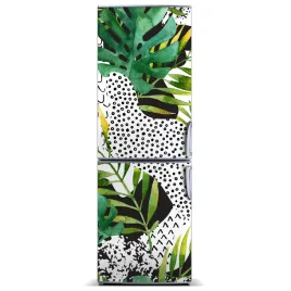 foto-magnes-na-lodowke-tropikalne-liscie-60x180