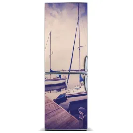 fototapeta-magnetyczna-na-lodowke-jachty-60x180