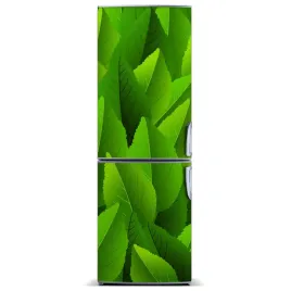 foto-magnes-na-lodowke-zielone-liscie-60x180