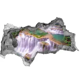 dziura-3d-w-scianie-naklejka-tajlandia-wodospad