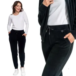 wygodne-spodnie-damskie-welurowe-bawelniane-dresy-moraj-czarny-2xl
