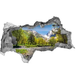dziura-3d-w-scianie-naklejka-rzeka-w-gorach-115x88