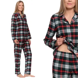 pizama-damska-w-kolorowa-krate-bawelniana-flanela-dlugi-rekaw-moraj-2xl
