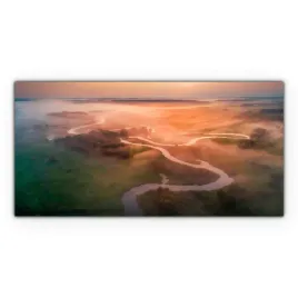 fotoobraz-na-plotnie-100x50-rzeka-wiosna-krajobraz