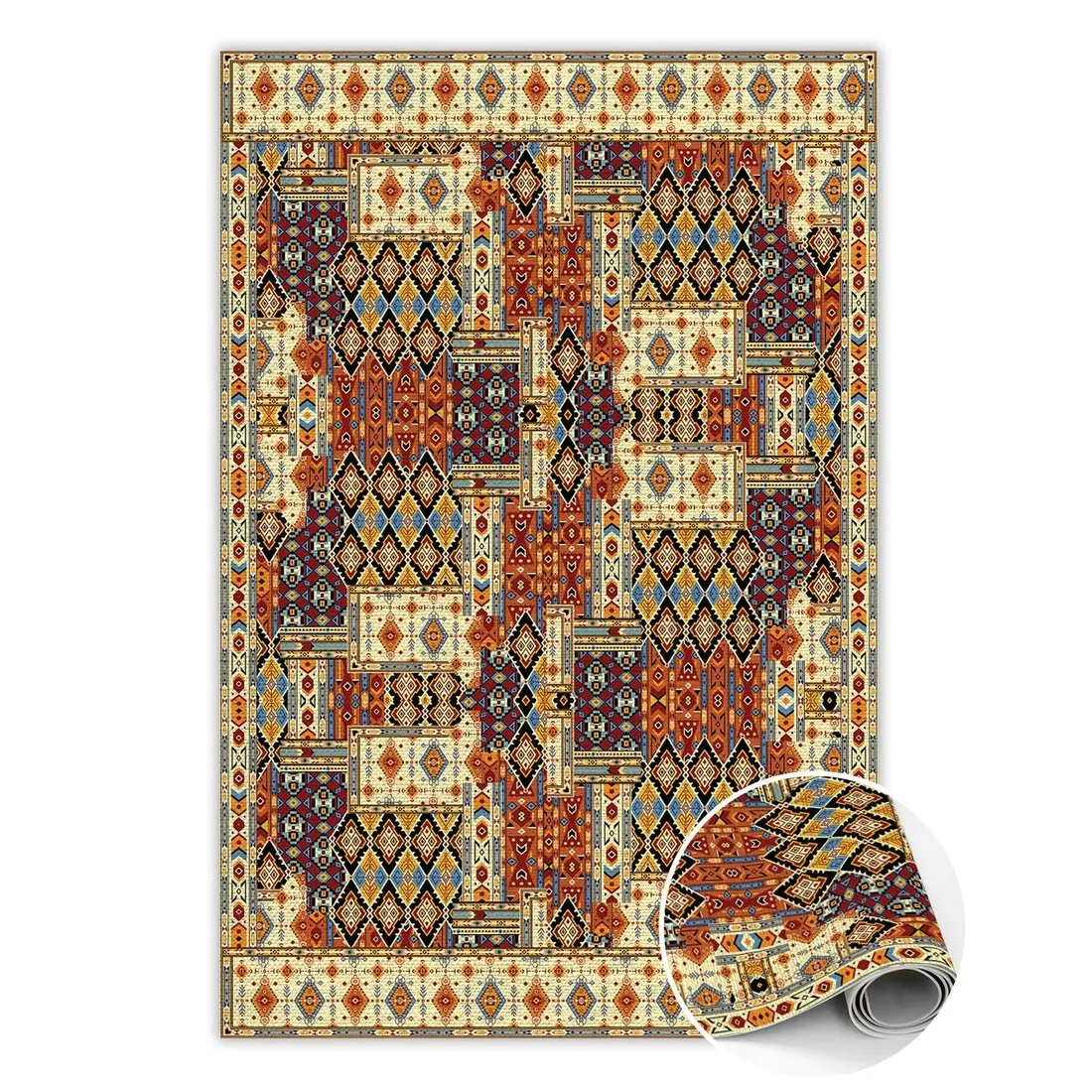 dywan-mata-do-biura-geometryczny-patchwork-wzory