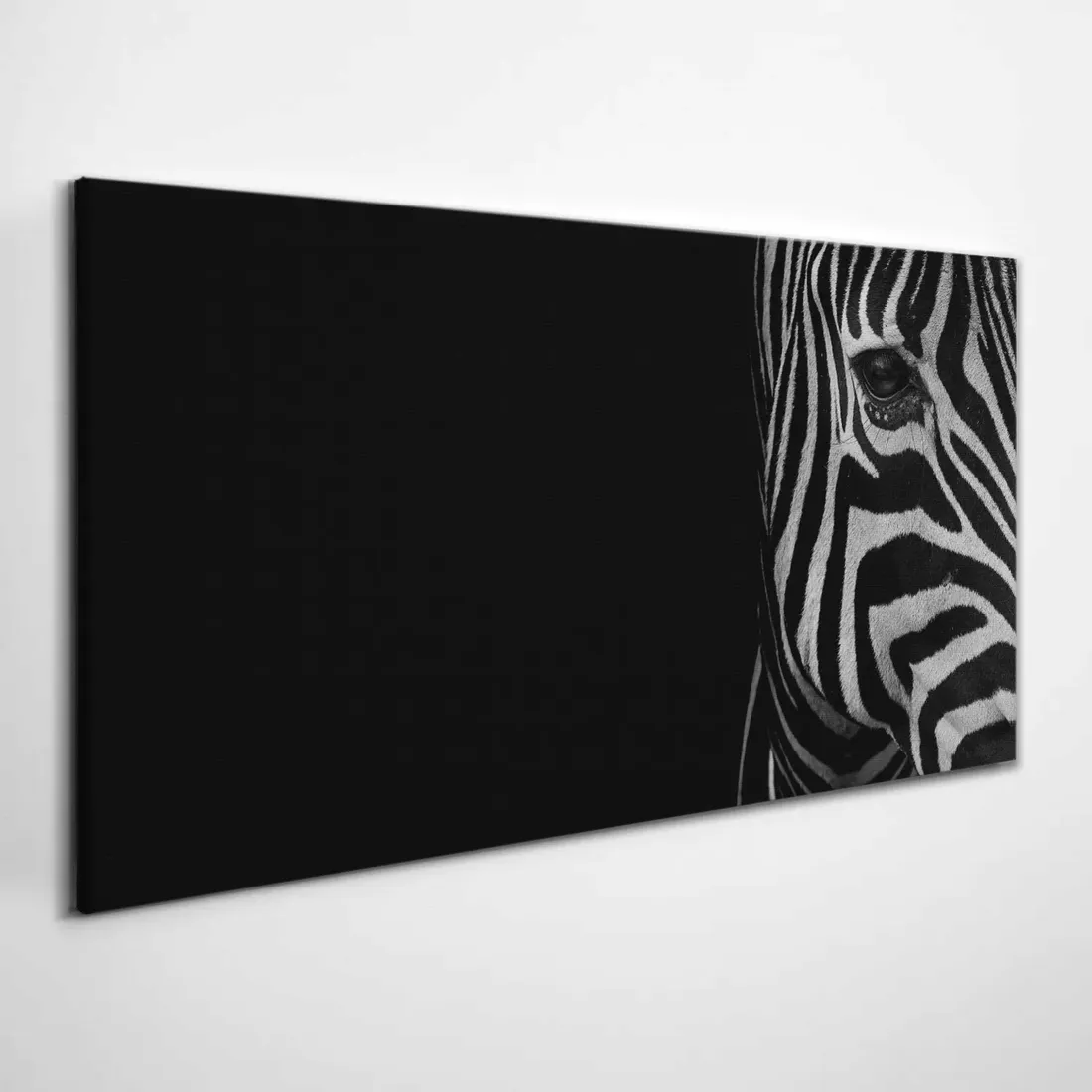 czarno-bialy-obraz-na-plotnie-zebra-120x60-cm