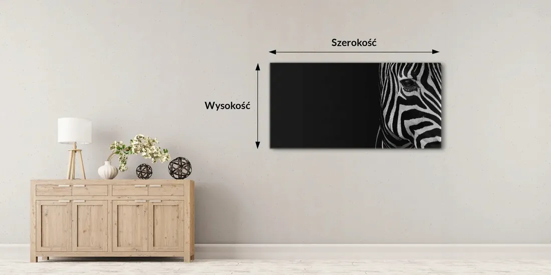 czarno-bialy-obraz-na-plotnie-zebra-120x60-cm