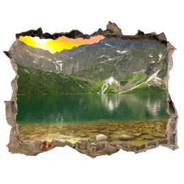dziura-3d-w-scianie-naklejka-morskie-oko-tatry