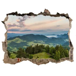 dziura-3d-w-scianie-naklejka-panorama-pieniny
