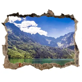 dziura-3d-w-scianie-naklejka-morskie-oko-tatry