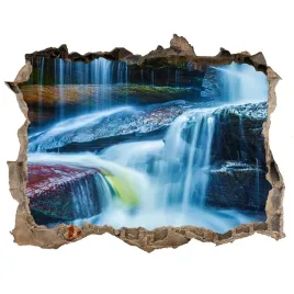 naklejka-fototapeta-3d-tropikalny-wodospad-168x113
